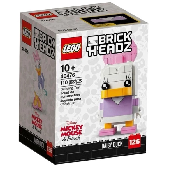 LEGO 40476 Daisy Duck Brickheadz Disney RETIRED NEW SEALED - Picture 1 of 3